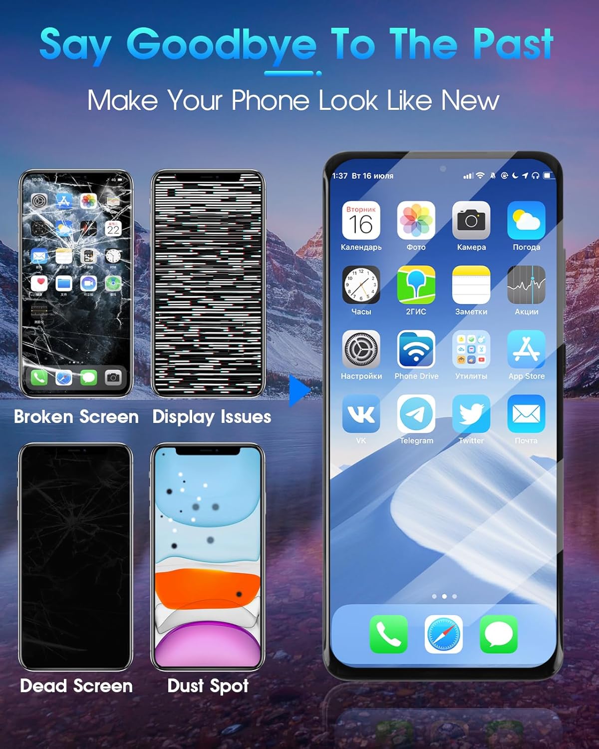 Incell - Schermo per Samsung Galaxy S20 Plus, Nero - immagine 5