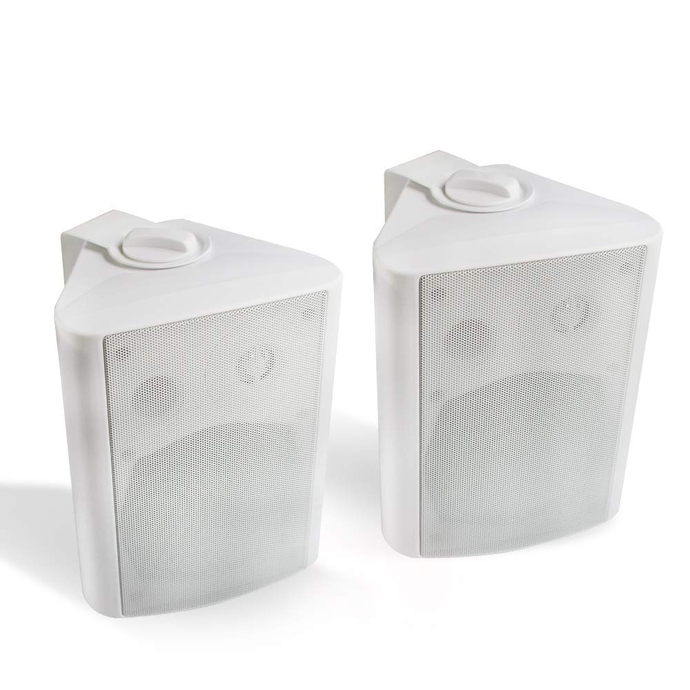 Altoparlanti da Esterno Cablati 200W 5,25" Impermeabili, Bianchi