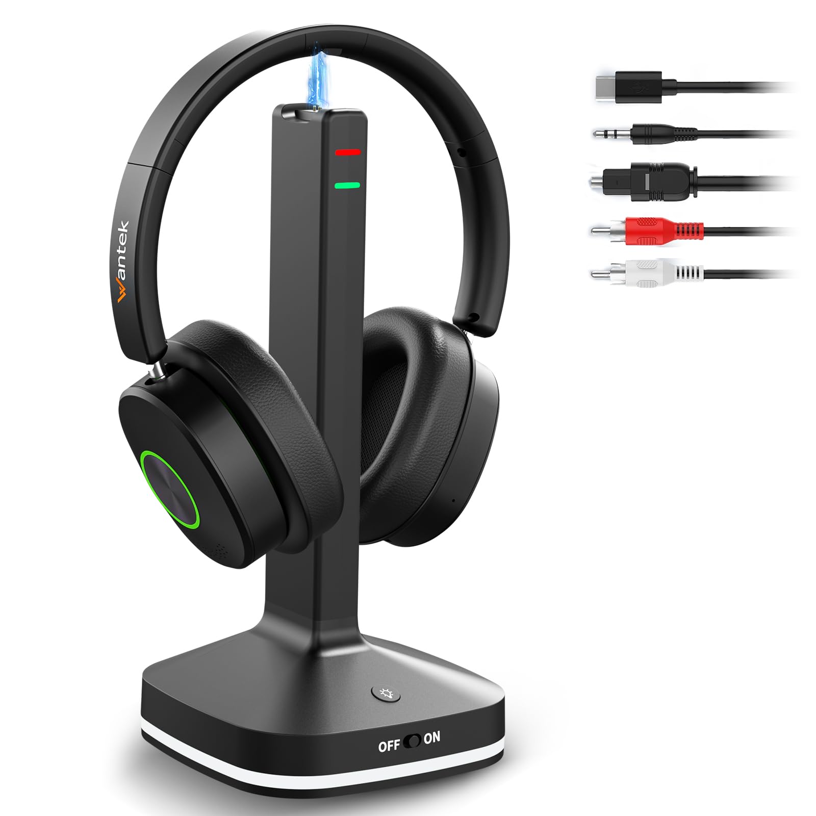 Wantek Cuffie Radio TV Wireless per Anziani