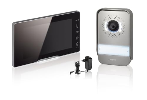 Legrand EASYKIT Plus 368910 - Videocitofono 2 Fili, Nero