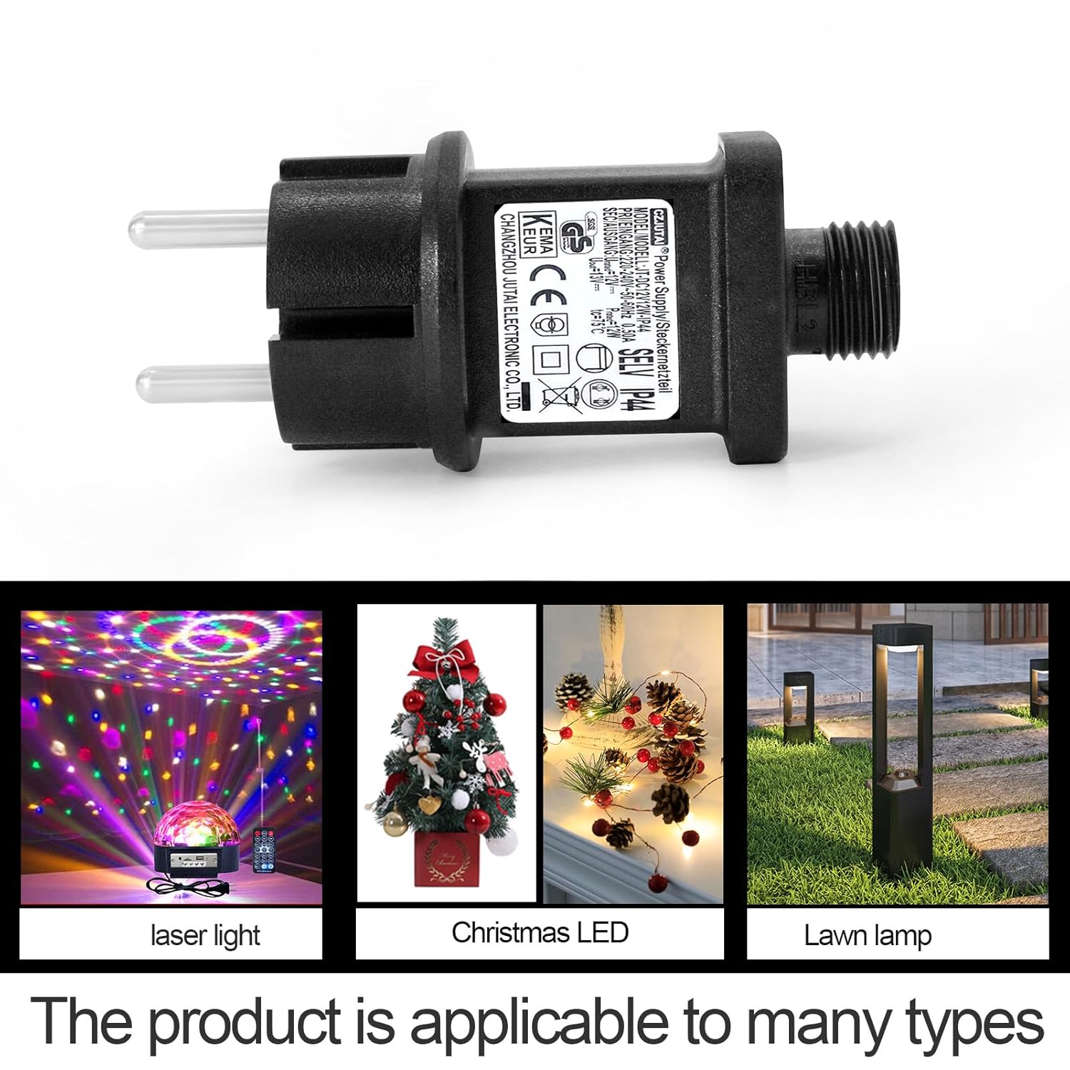 CZJUTAI Trasformatore LED IP44 12V 12W - immagine 5