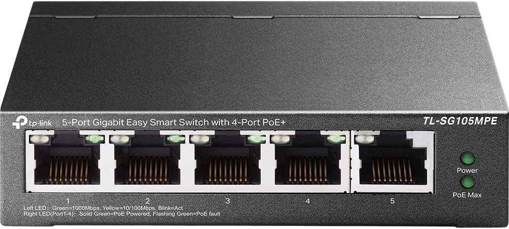 Tp-link TL-SG105MPE Switch PoE+ Gestito Gigabit 5 Porte - immagine 2