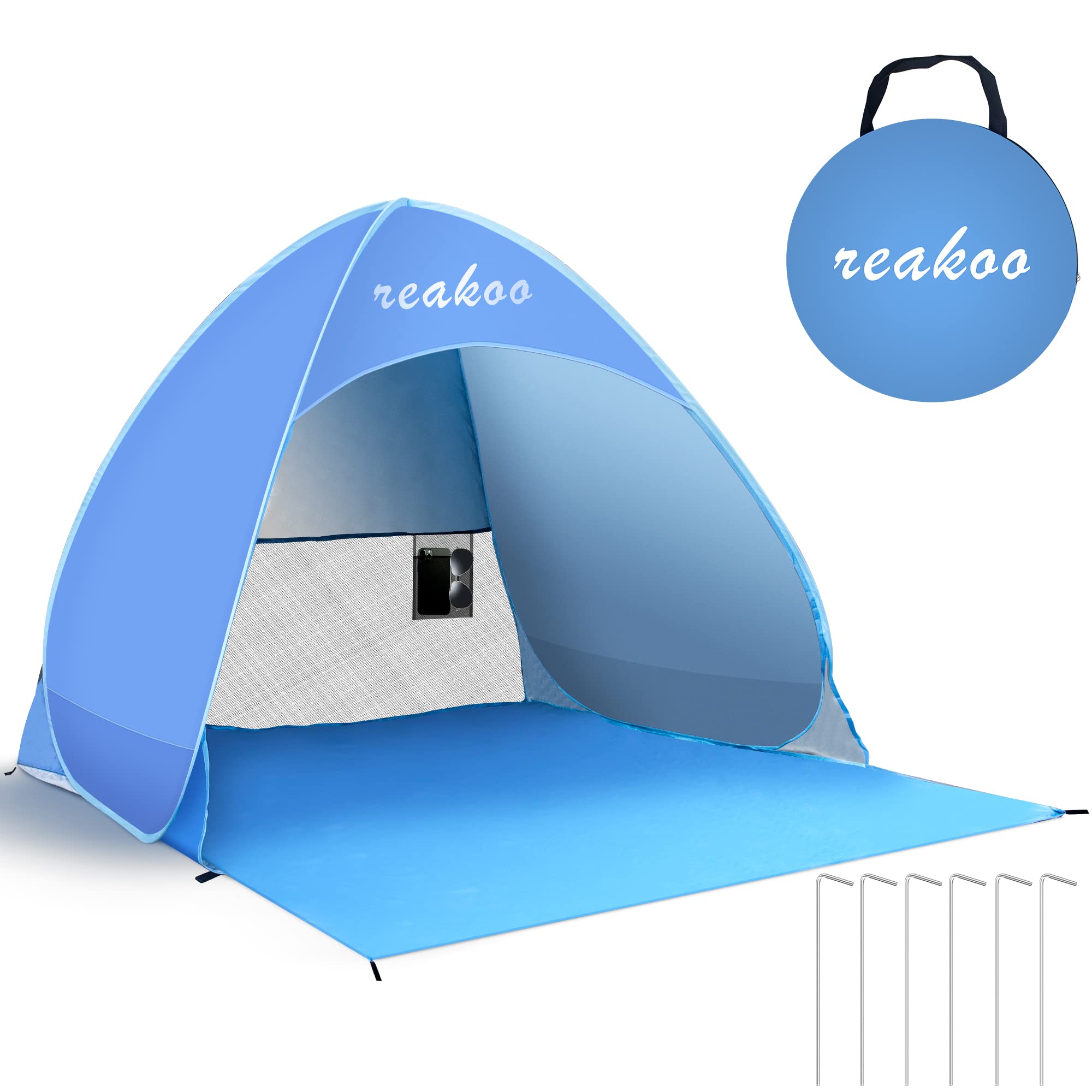 Tenda da Spiaggia Portatile Pop Up UPF 50+