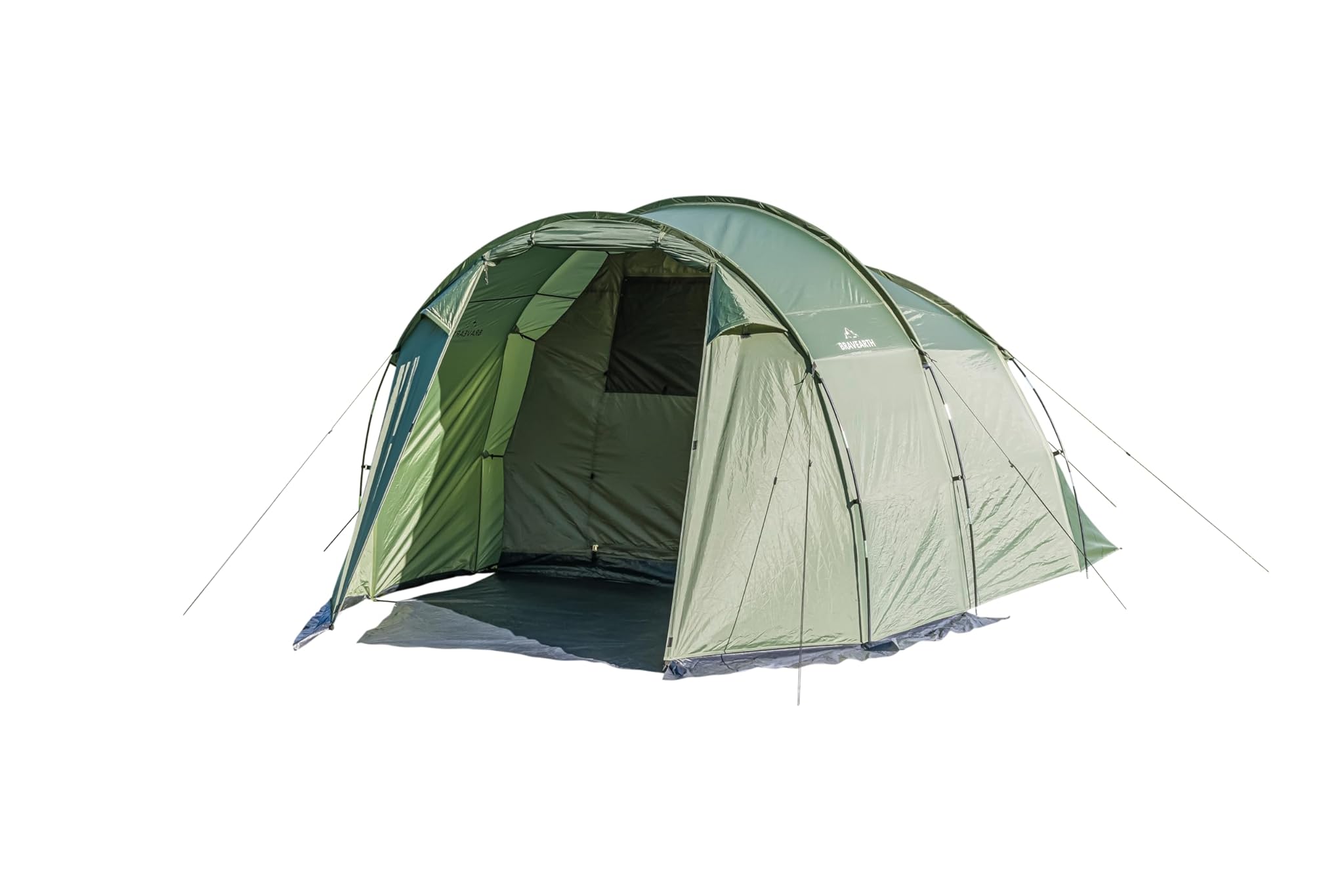 BravEarth Jaguar, Tenda da Campeggio Unisex Adulto, Verde, 4 Persone