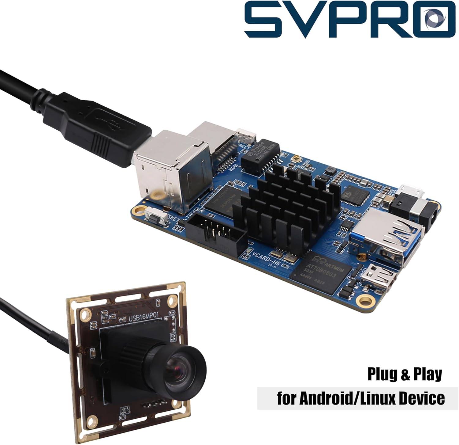 Svpro Fotocamera USB Grandangolare 16MP per Computer - immagine 7