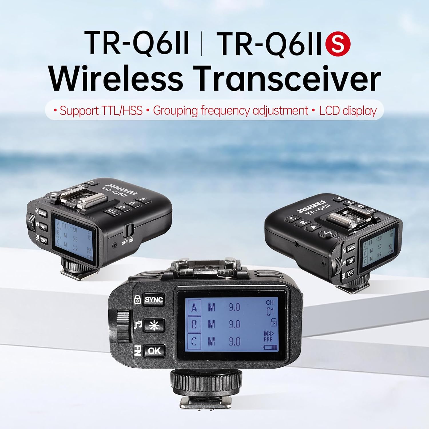 Jinbei TR-Q7II(S) TTL Flash Trigger Wireless - immagine 2