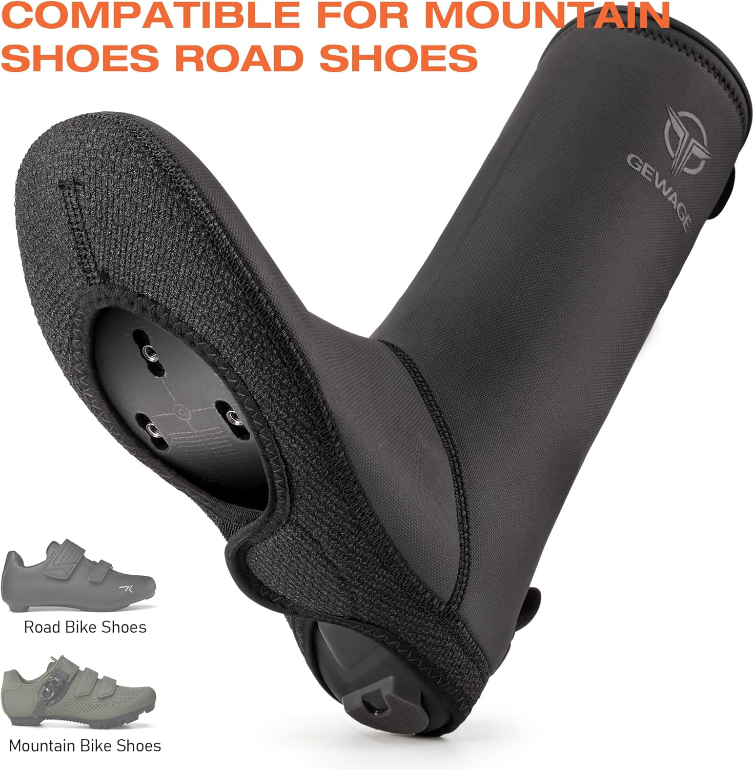 GEWAGEA Sovrascarpe Termiche Impermeabili per Bici - immagine 4
