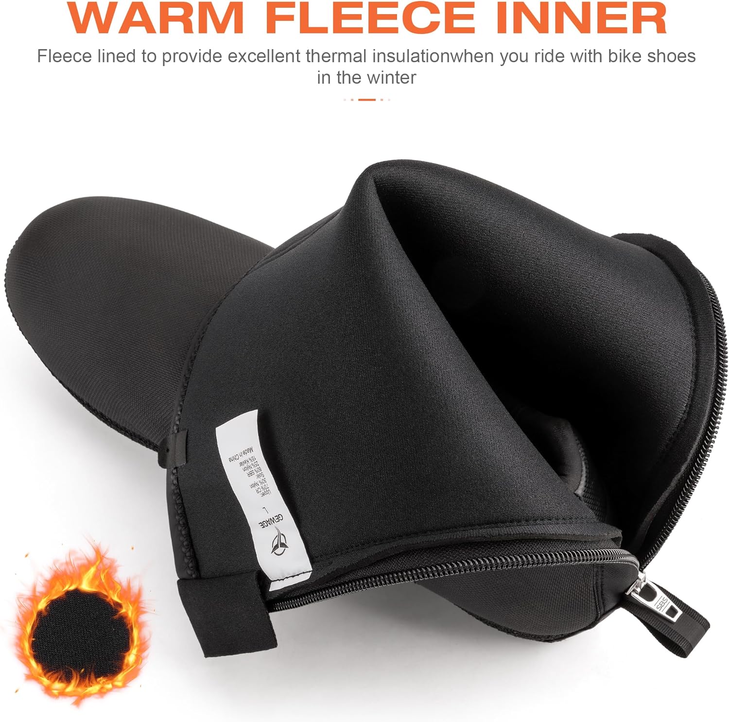 GEWAGEA Sovrascarpe Termiche Impermeabili per Bici - immagine 5