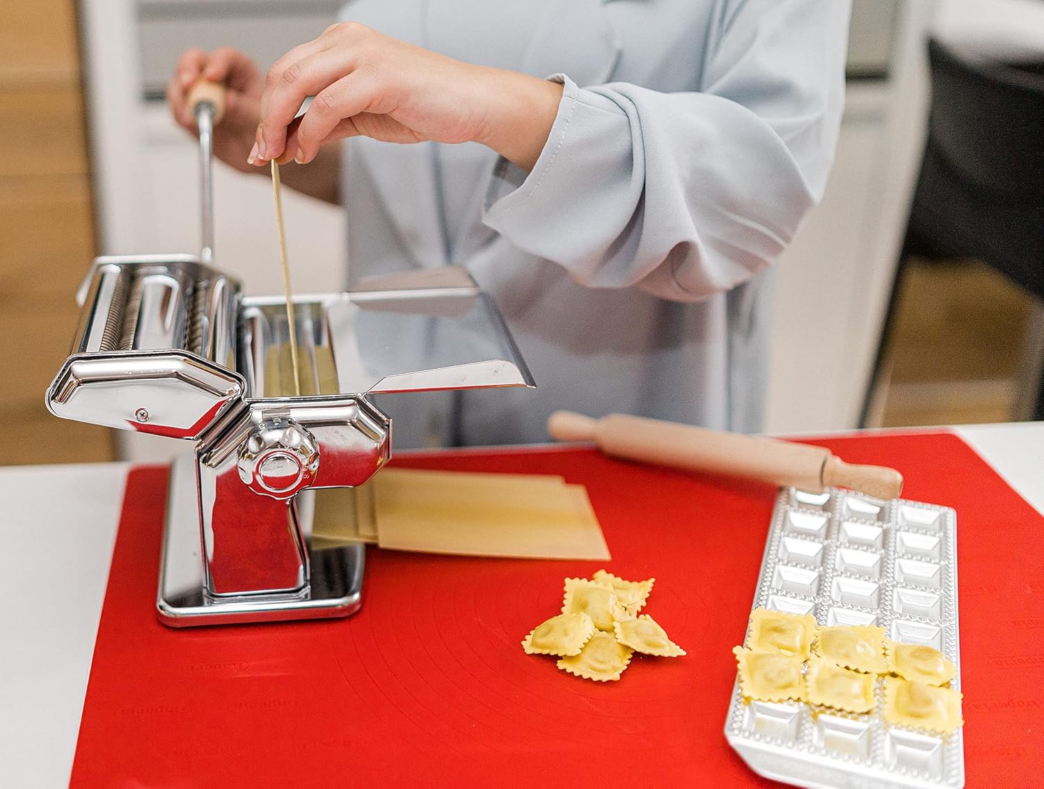 Imperia PastaiaItaliana Set Macchina per la Pasta, Argento - immagine 2