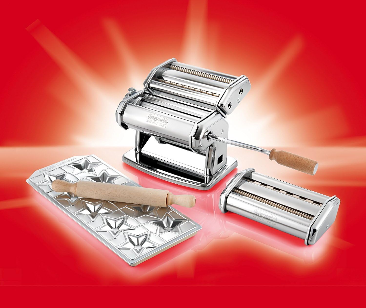 Imperia PastaiaItaliana Set Macchina per la Pasta, Argento - immagine 3