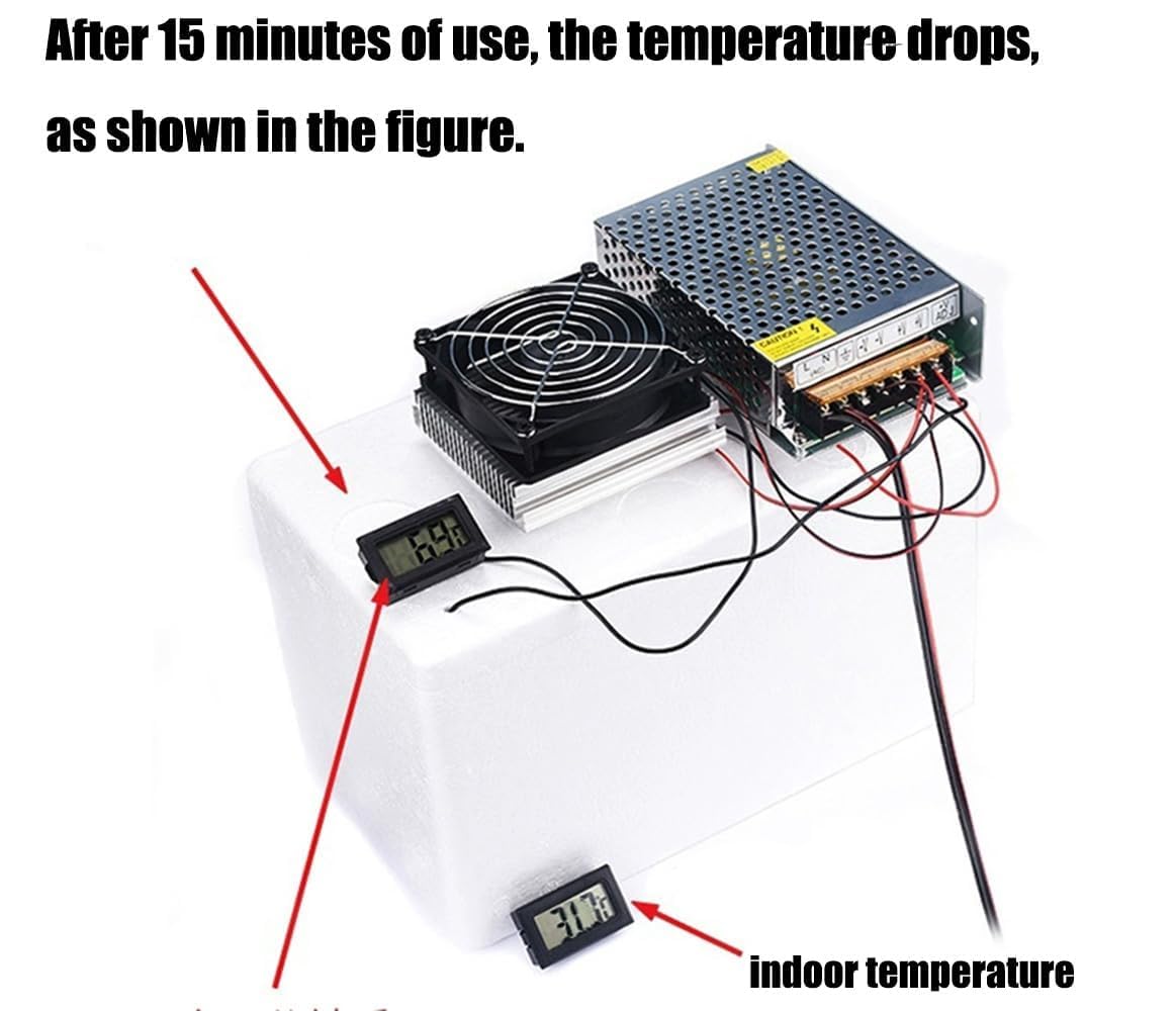 Lsgoodcare Raffreddatore Termoelettrico Peltier 12V - immagine 4