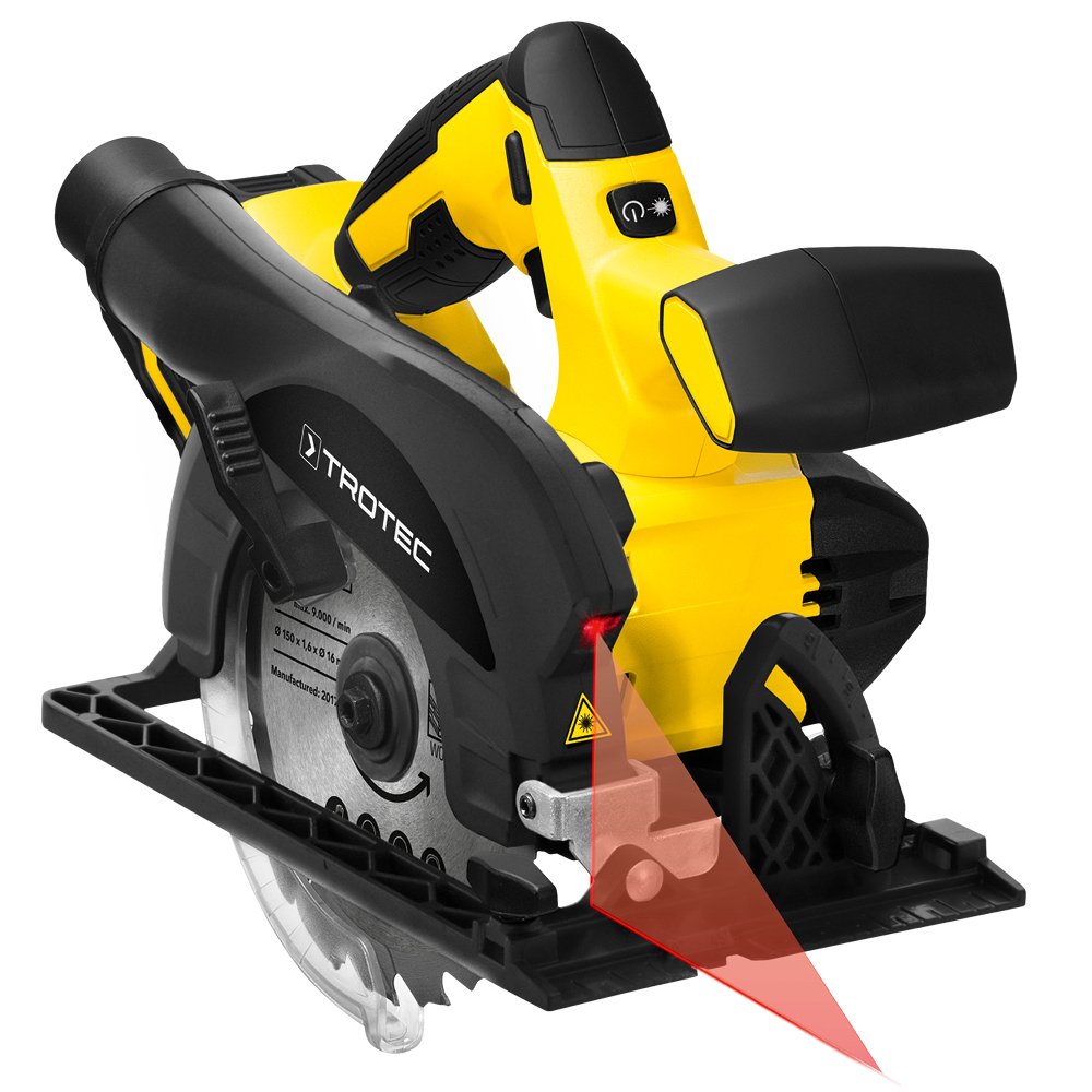 Trotec Sega Circolare a Batteria PCSS 10‑20V 65W