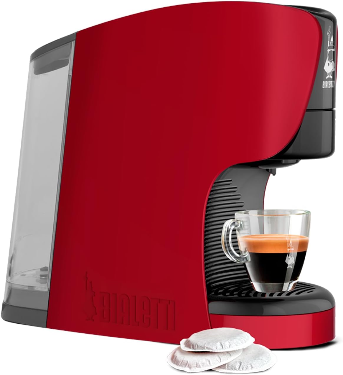 Bialetti Dama - Macchina Espresso a Cialde ESE, Rosso - immagine 1
