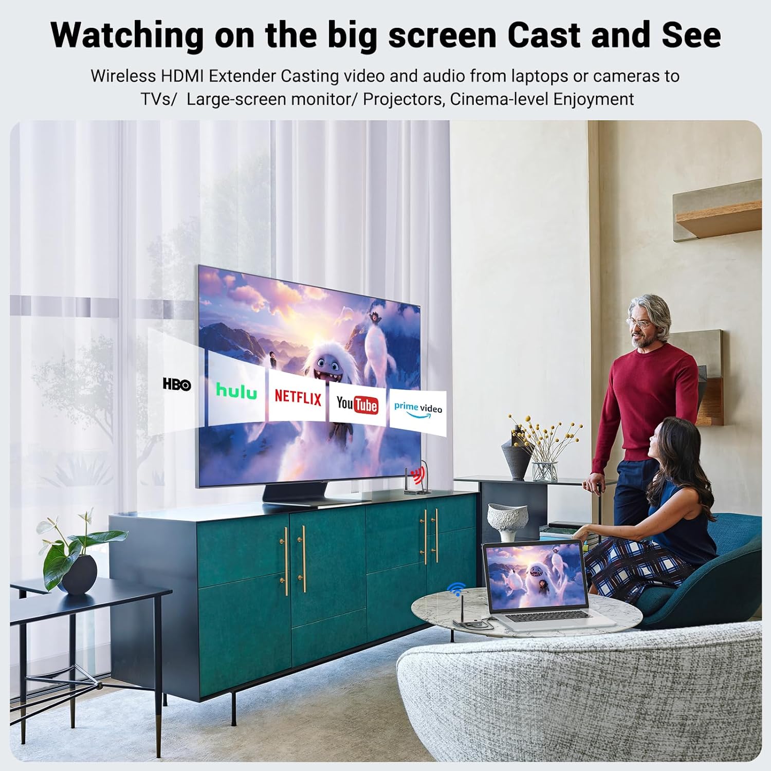 Trasmettitore e Ricevitore HDMI Wireless 4K@30Hz - immagine 7