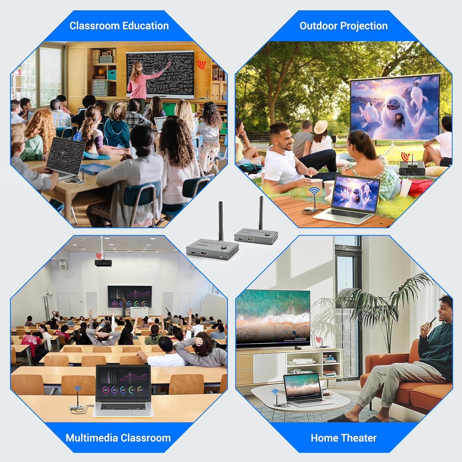 Trasmettitore e Ricevitore HDMI Wireless 4K@30Hz - immagine 8