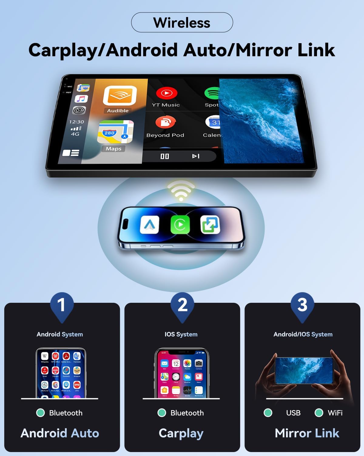 Sixwin Autoradio Android 15 per BMW E39 E53 M5 X5 (1996-2007) - immagine 5