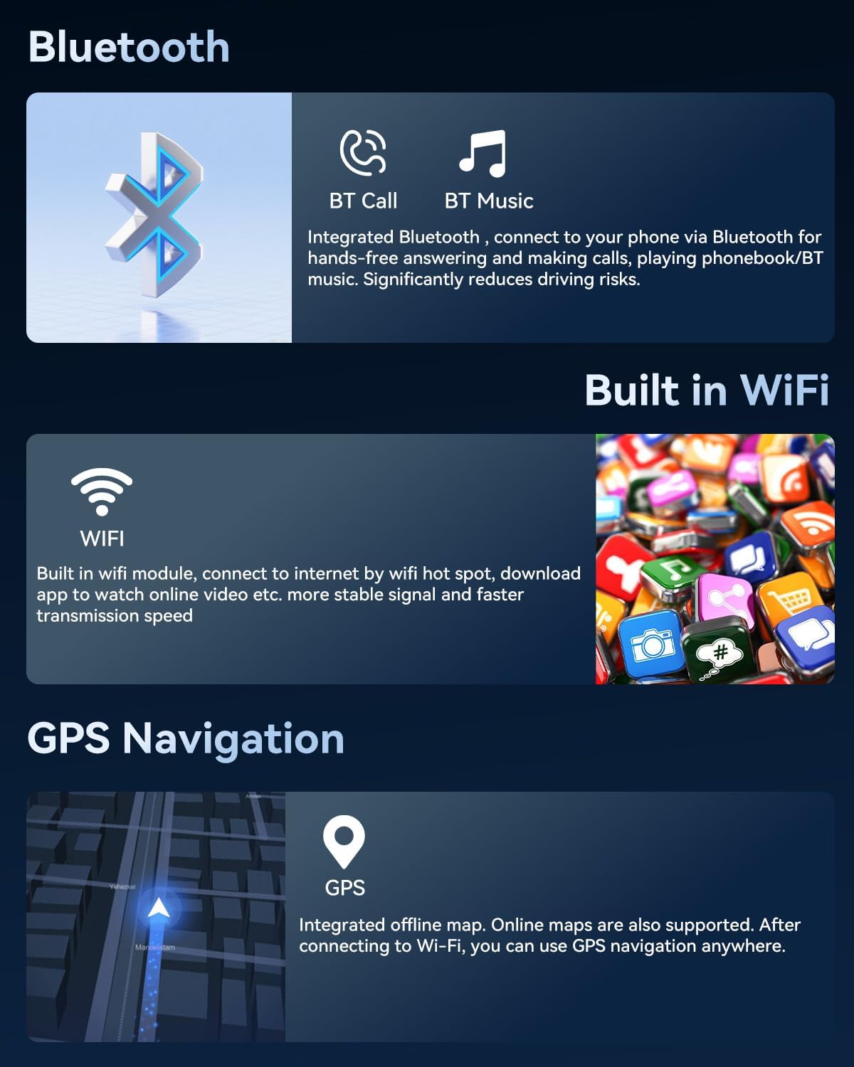 Sixwin Autoradio Android 15 per BMW E39 E53 M5 X5 (1996-2007) - immagine 6