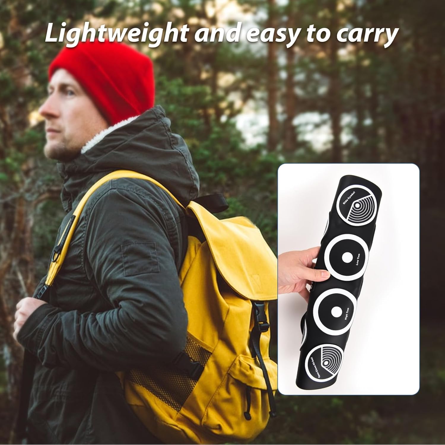 Set Batteria Elettronica Portatile 9 Pad - immagine 4