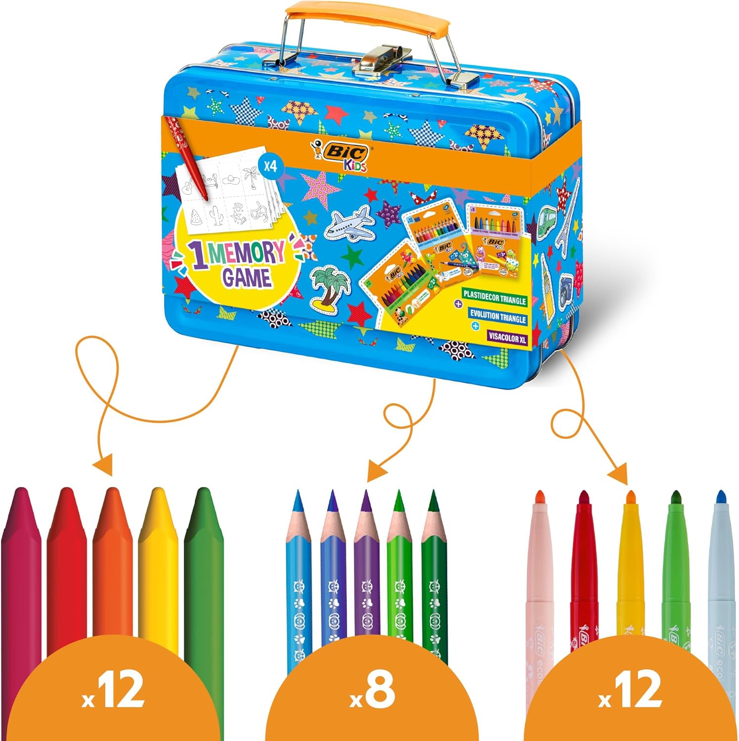 Bic Kids Valigetta Colori per Bambini 64 Unità - immagine 3