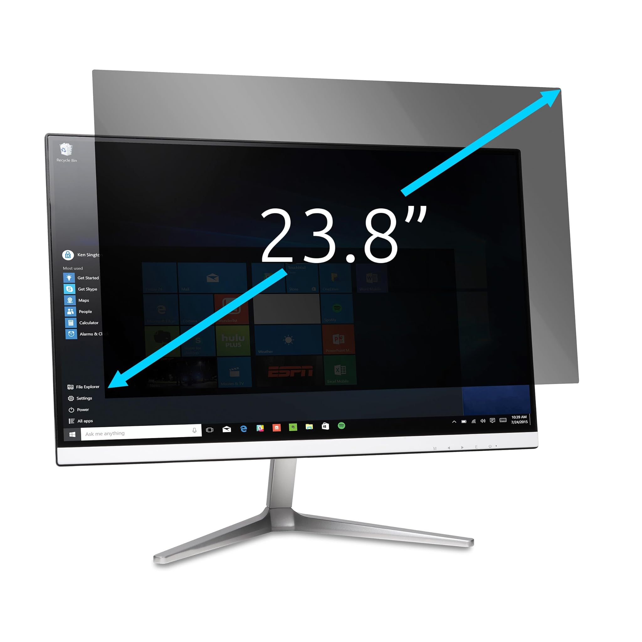 Kensington Filtro Privacy per Monitor 23,8" 16:9