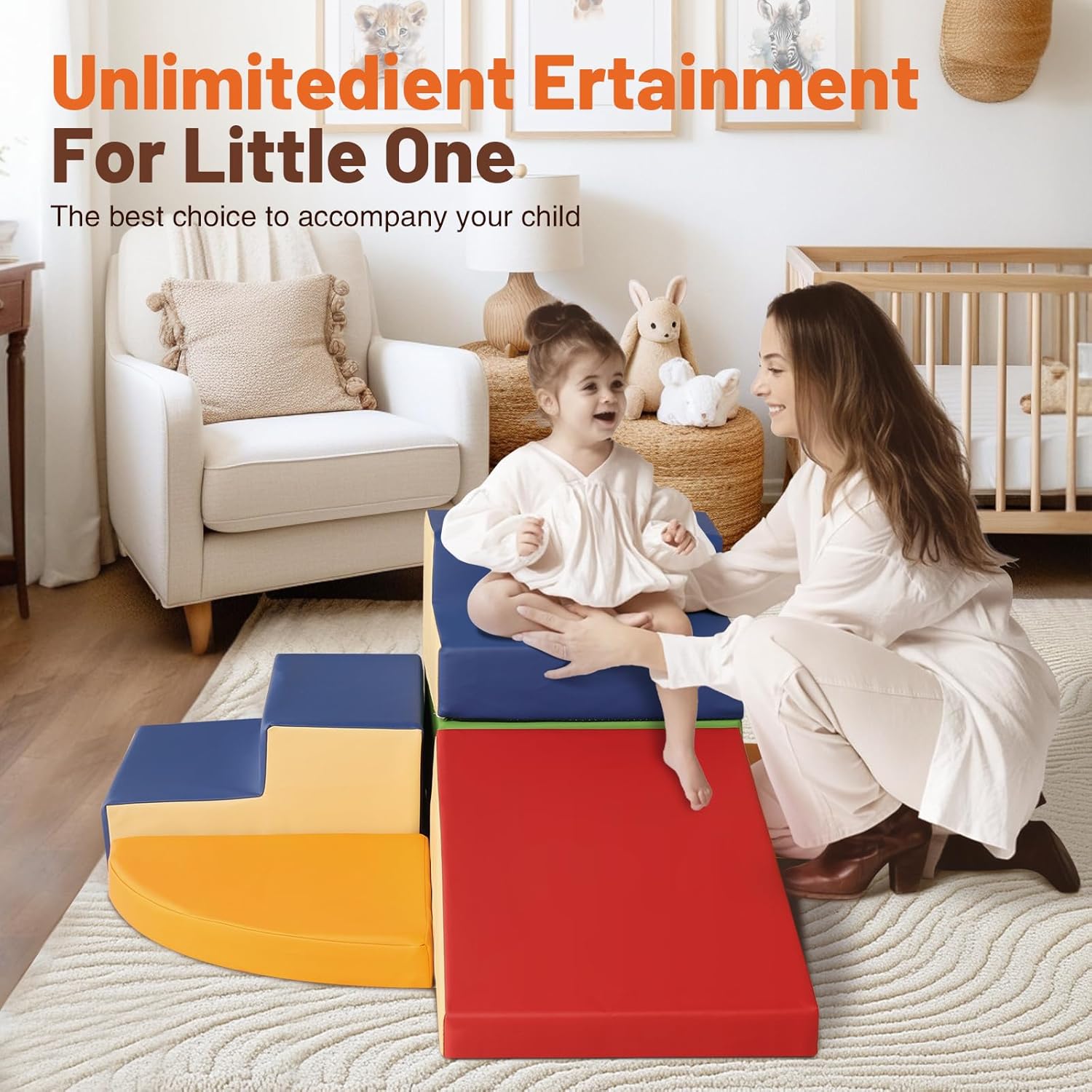 Wilwolfer Blocchi Morbidi in Schiuma PU per Bambini 6 Pezzi - immagine 5