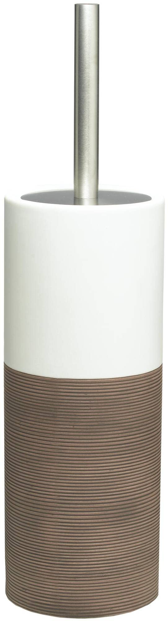 Sealskin Doppio Scopino da Toilette con Supporto, Marrone