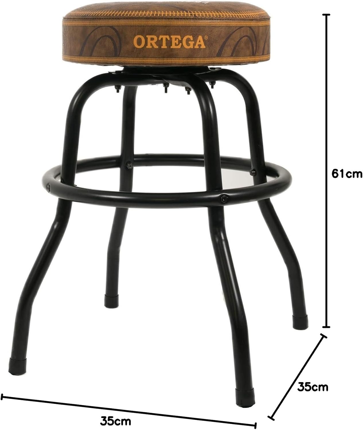 Ortega Guitars Padded Stage Stool - Altezza 61 cm - immagine 3
