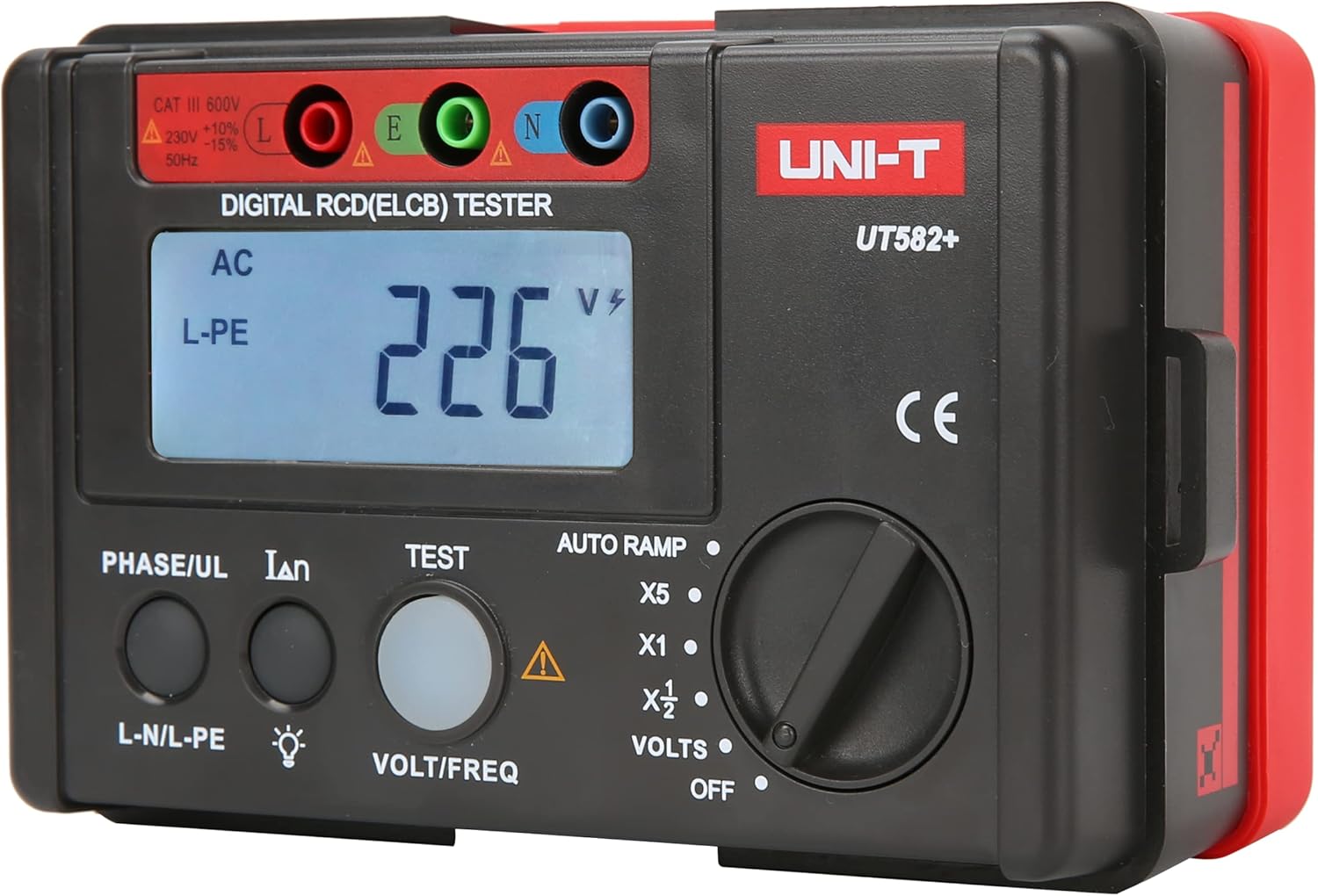Uni-t UT582+ Tester Digitale RCD (ELCB) - immagine 2