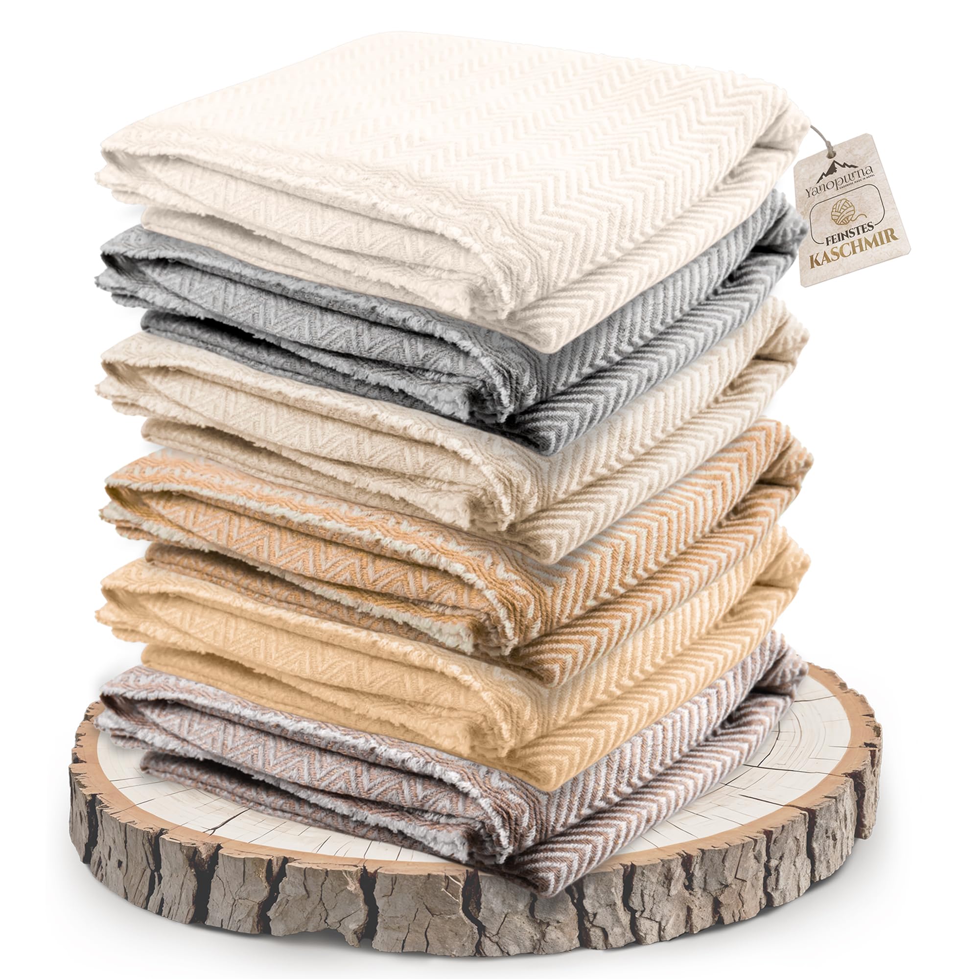 Yanopurna Coperta in Cashmere 135x270 cm