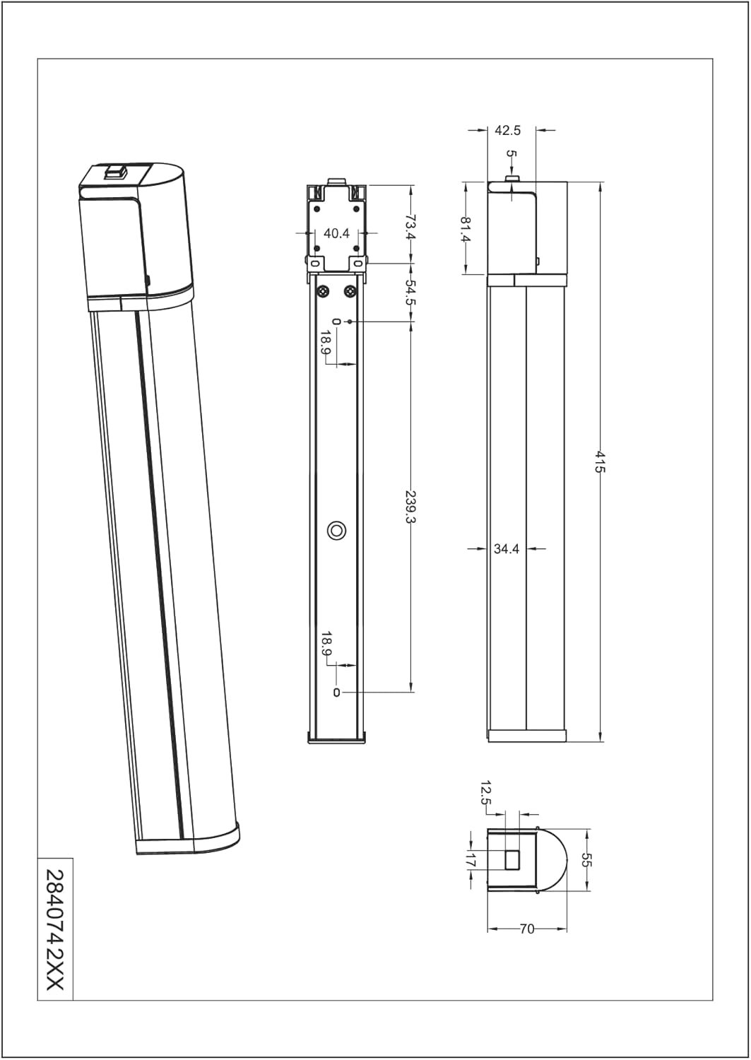 Trio Leuchten Lampada da Parete LED Piera 8 Watt - immagine 5