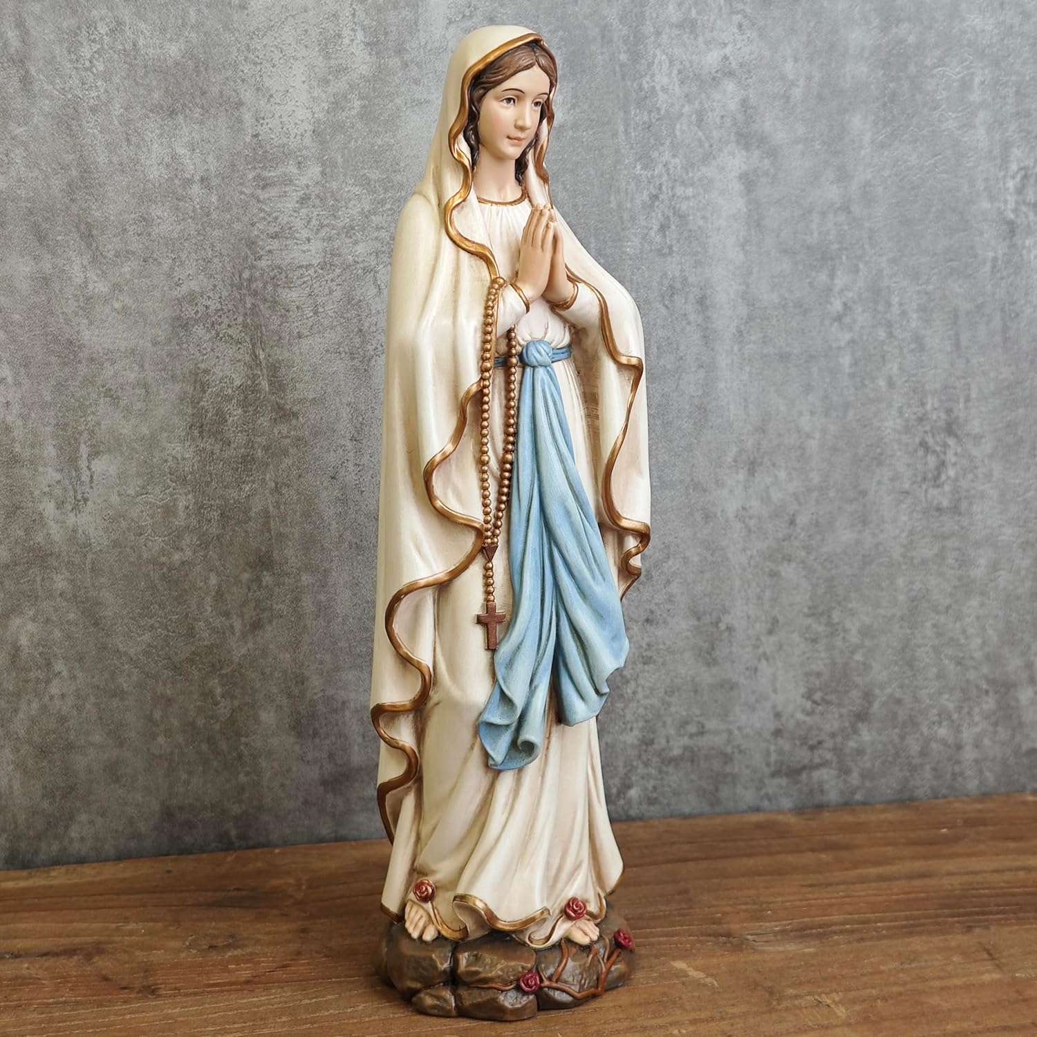 Buildclassic Statua Nostra Signora di Lourdes 25,4 cm - immagine 4