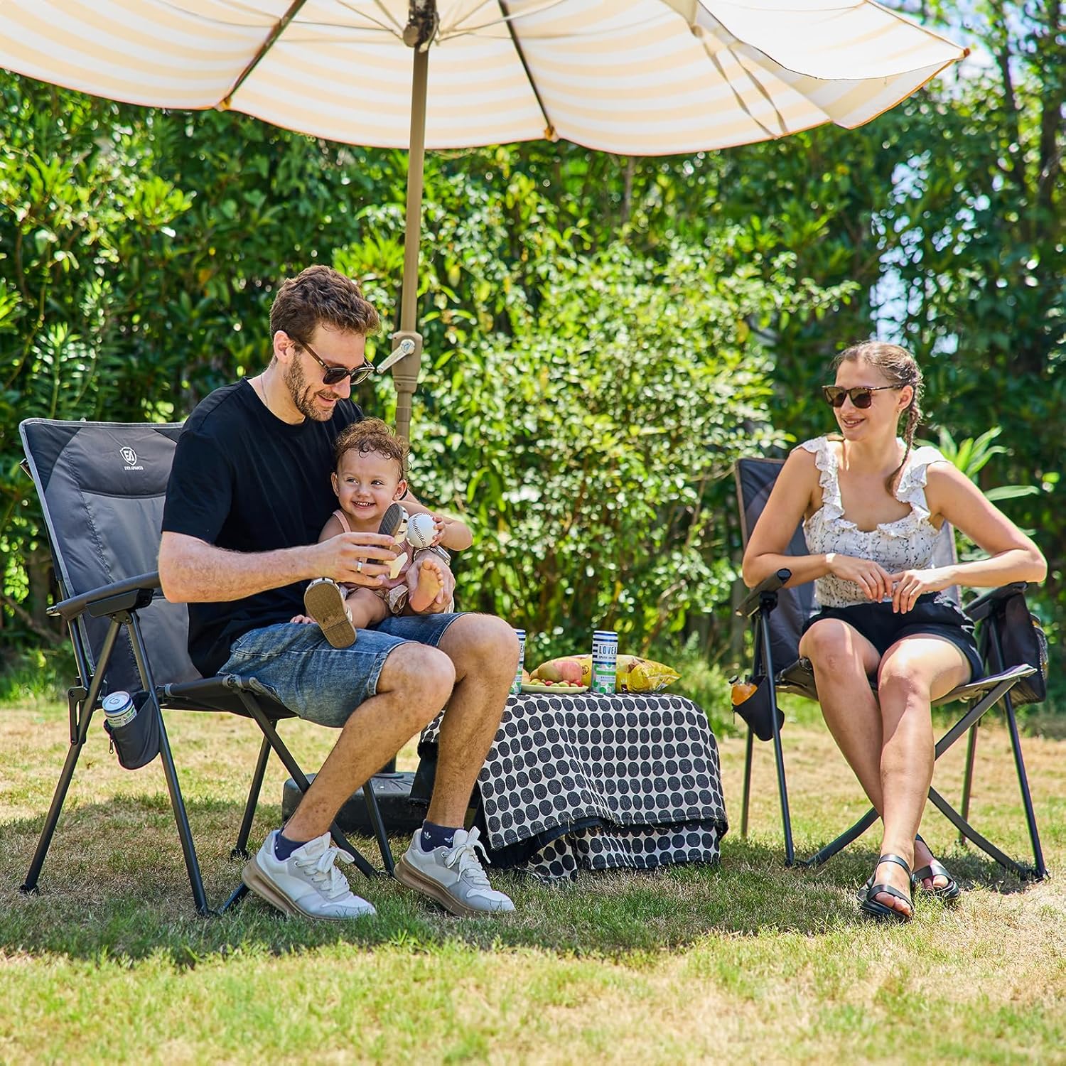 Ever Advanced Sedia Campeggio Pieghevole 160kg - immagine 2