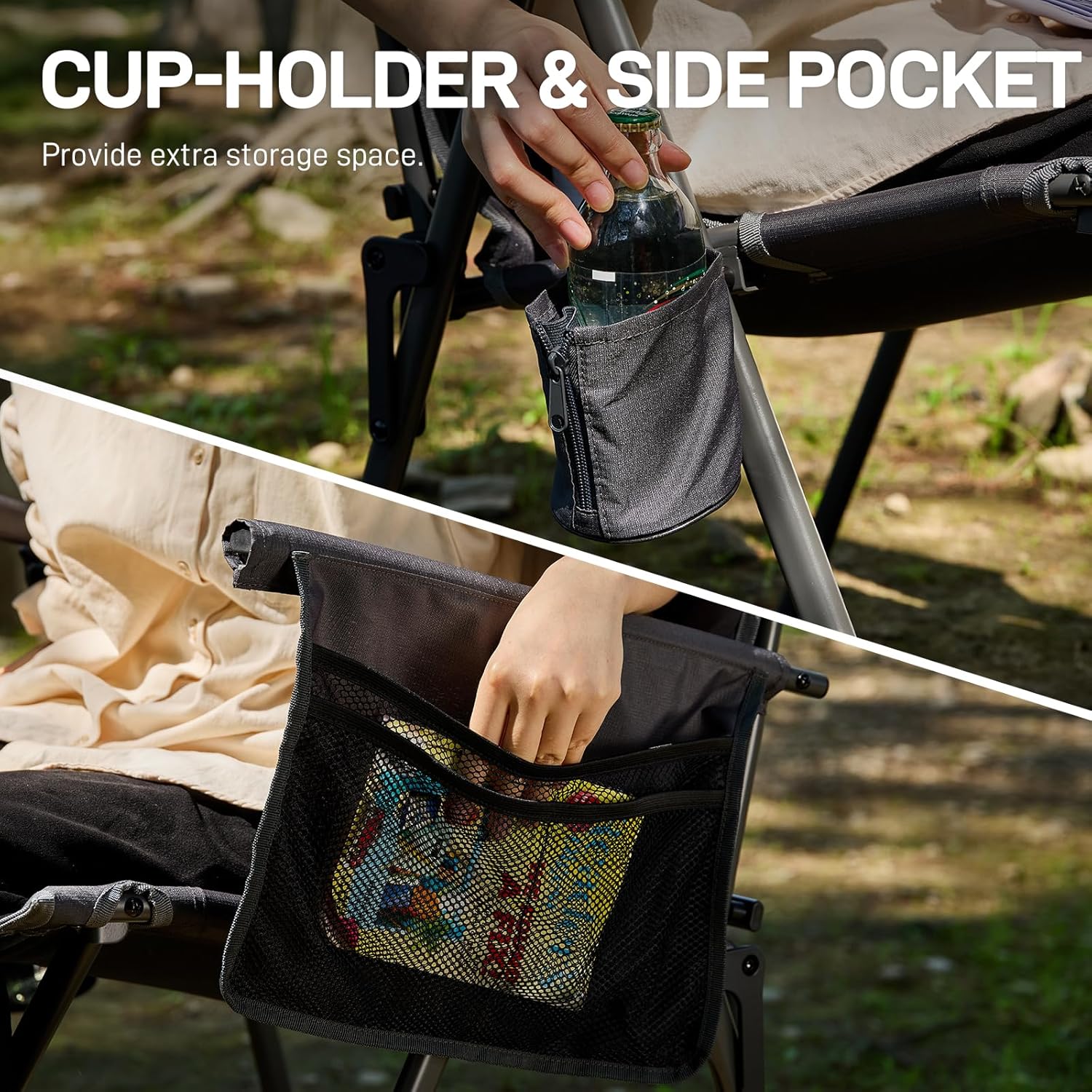 Ever Advanced Sedia Campeggio Pieghevole 160kg - immagine 7