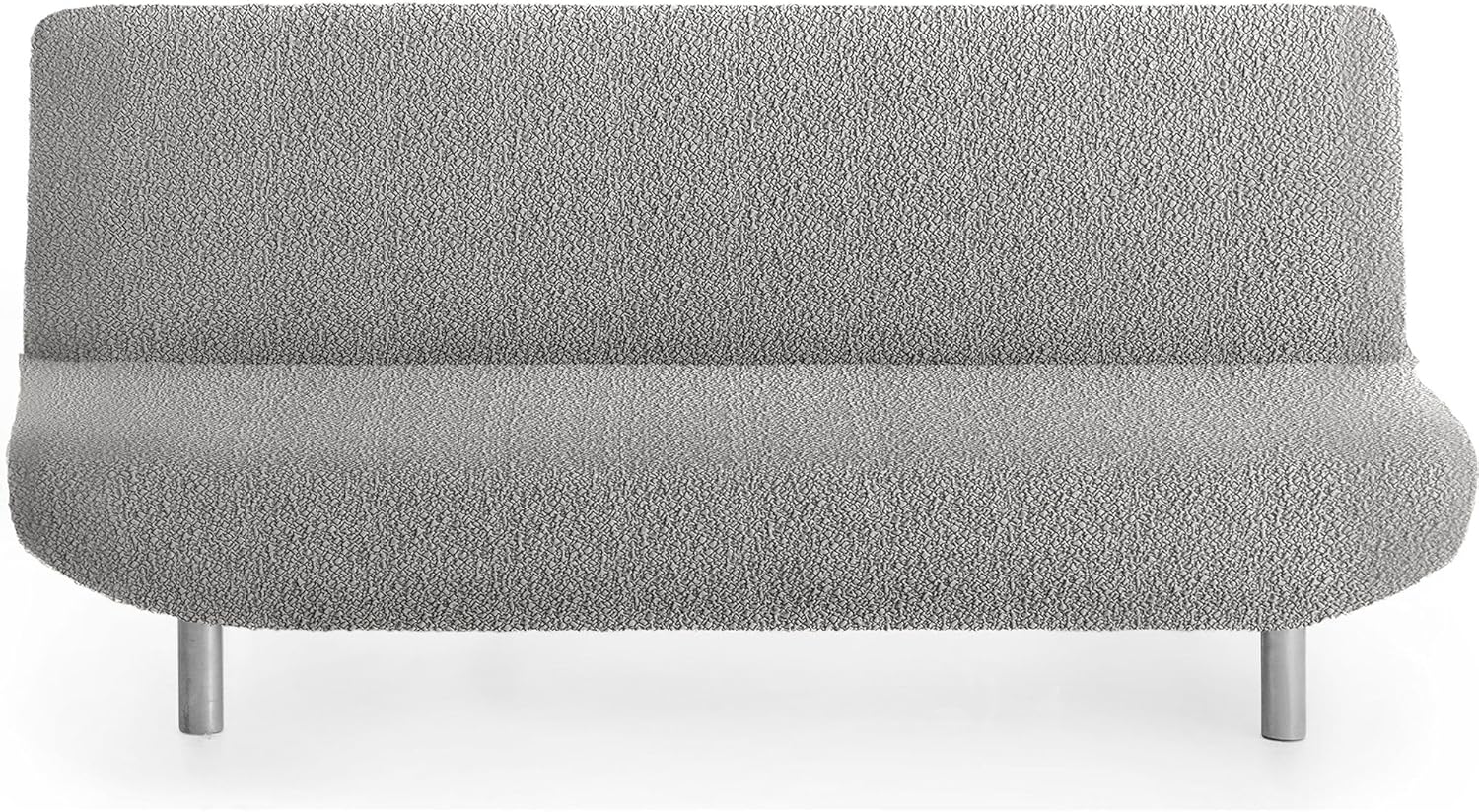 Ecommerc3 Copridivano 3 Posti Clic-Clac Bielastico, Grigio Chiaro