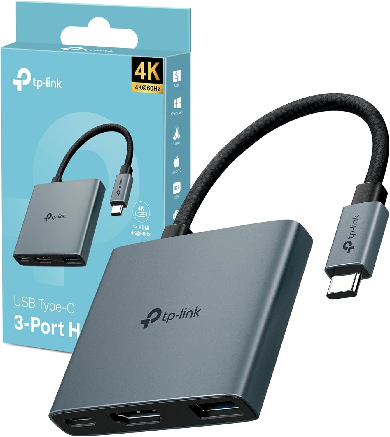 Tp-link UH3020C Hub USB-C 3 in 1 - immagine 1