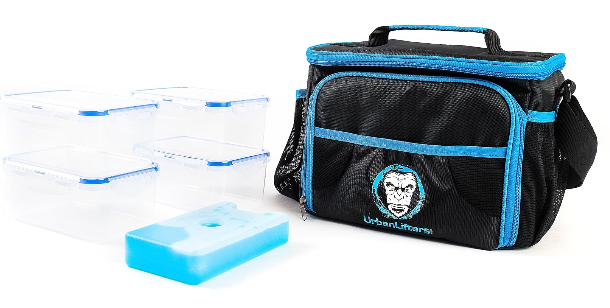 Urban Lifters Borsa Meal Prep con 4 Contenitori