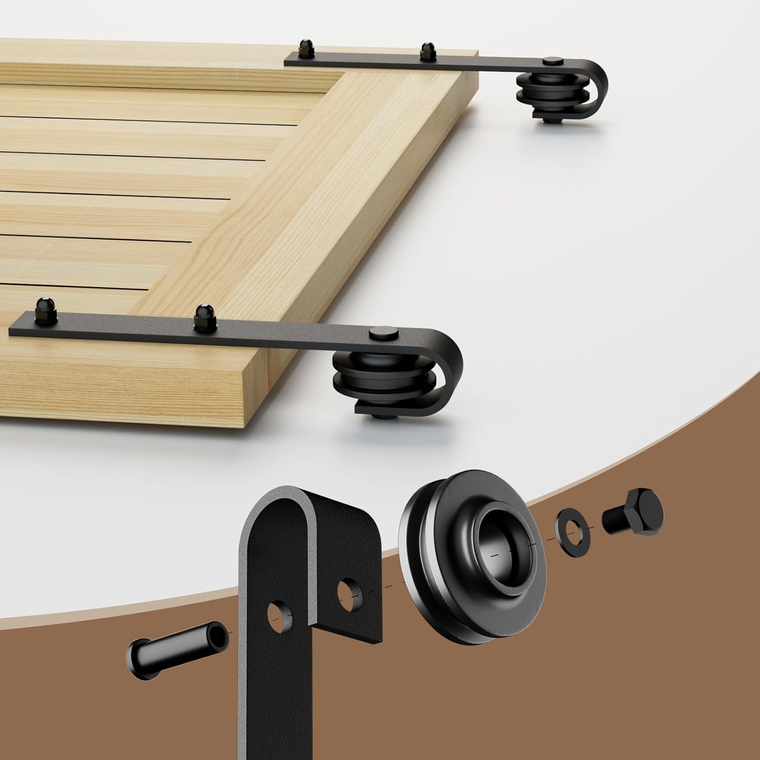 Tsmst Binario per Porta Scorrevole Singola 200cm - immagine 6