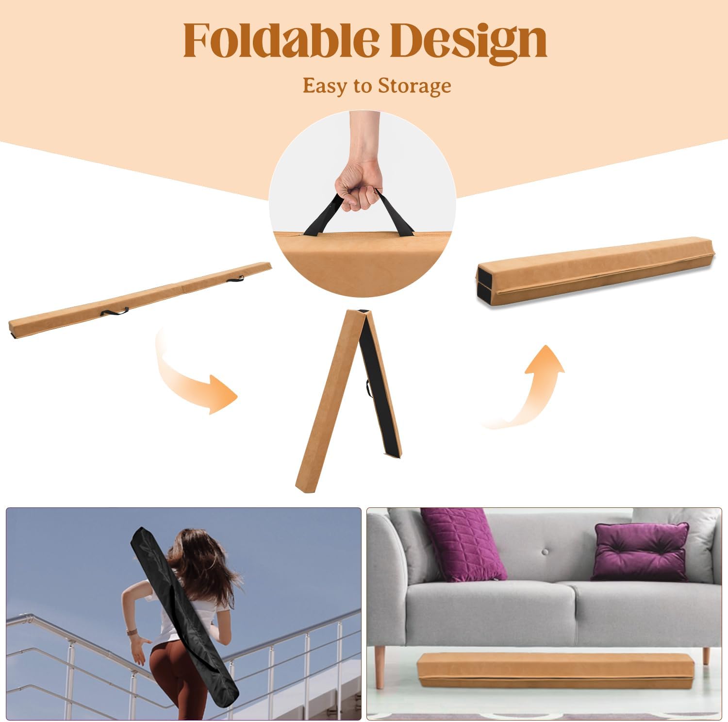 SportBob Trave Ginnastica Artistica Pieghevole - immagine 4