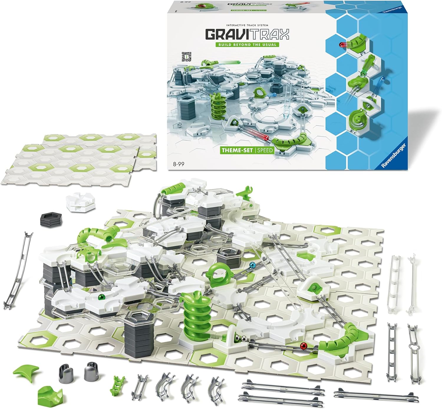 Ravensburger - GraviTrax Speed, Pista di Biglie 185 Pezzi - immagine 5