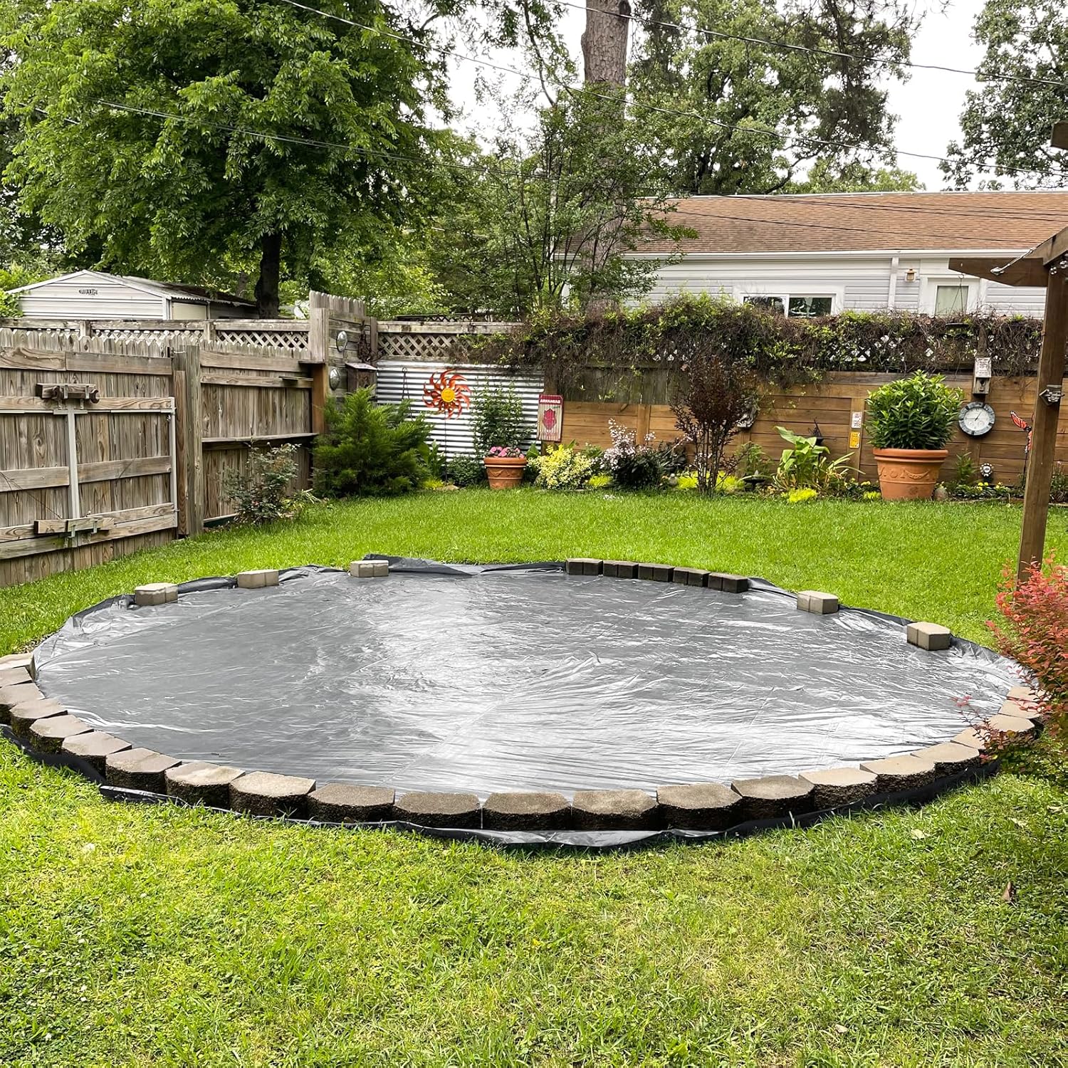 Eeatuztl Telo Impermeabile Esterno 2x3m, Argento - immagine 4