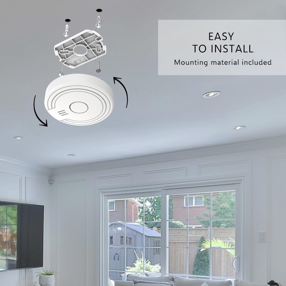 Elro FS1801 - Set Rilevatori di Fumo 10 pezzi, Bianco - immagine 4