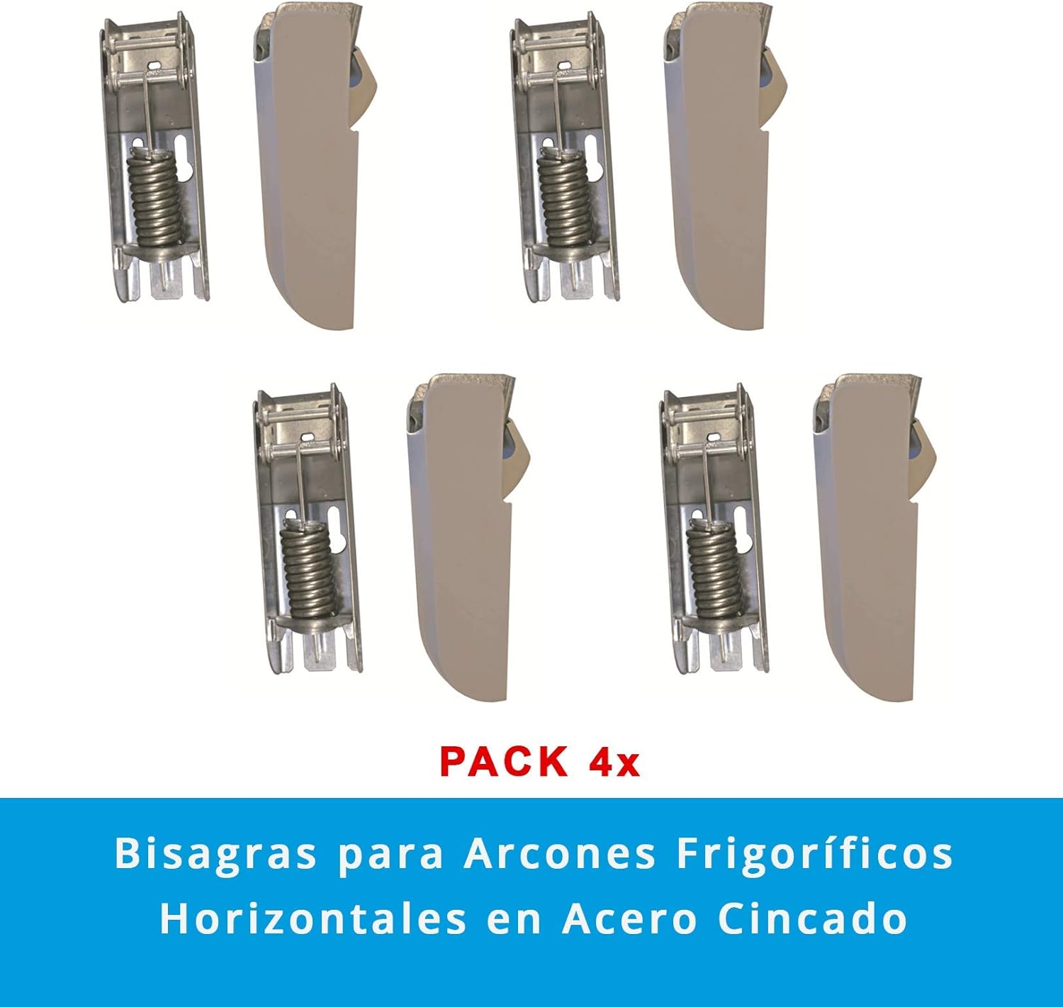 Set 4 Cerniere per Celle Frigorifere Orizzontali - immagine 2