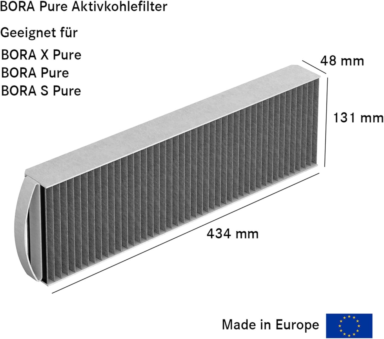 Bora PUAKF Filtro Originale per Piano Cottura BORA PURE - immagine 4