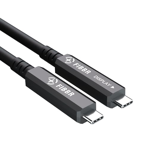 Fibbr Cavo USB-C a USB-C 10m, 10 Gbps con PD 60W