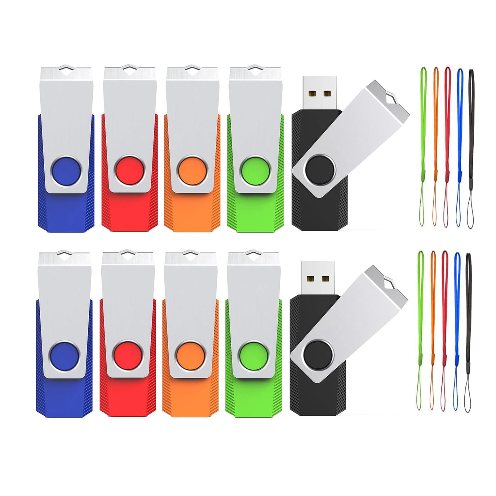 Wooolken Chiavetta USB 32GB - Set da 10 Pezzi