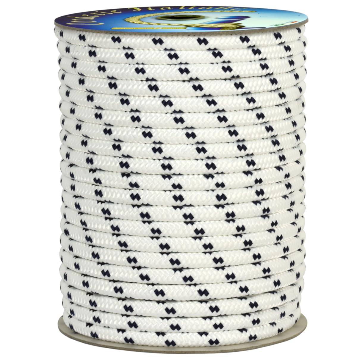 Corderie Italiane Treccia Multiuso 8mm 50mt, Bianco