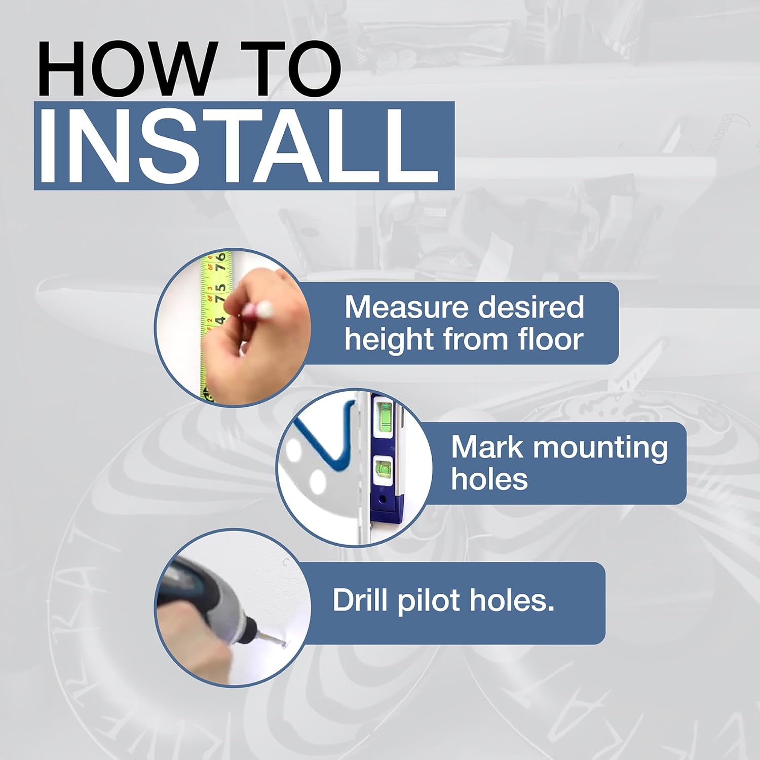 StoreYourBoard Portaoggetti da parete regolabile 4 livelli - immagine 5