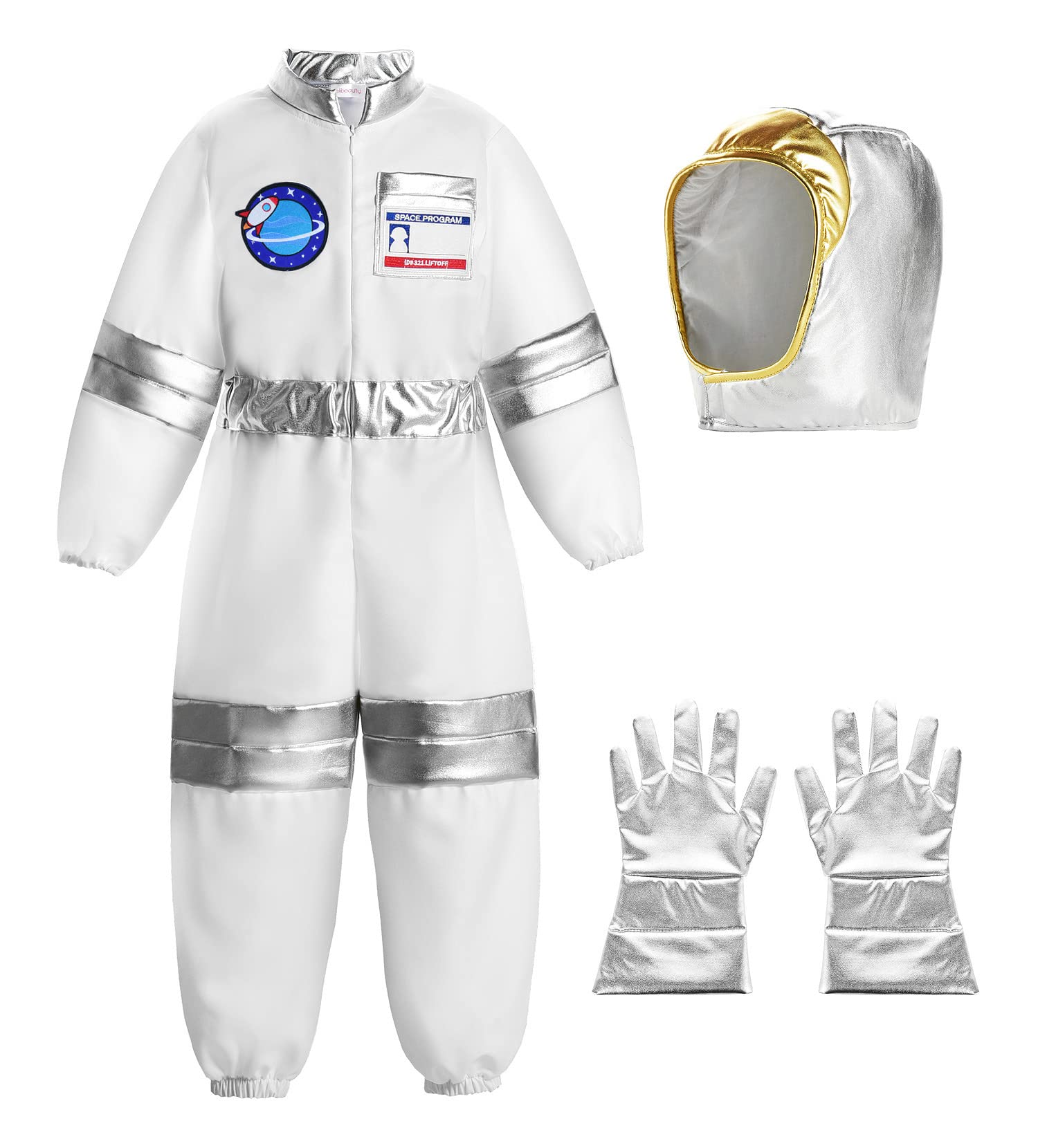 ReliBeauty Costume Astronauta Bambino Bambina