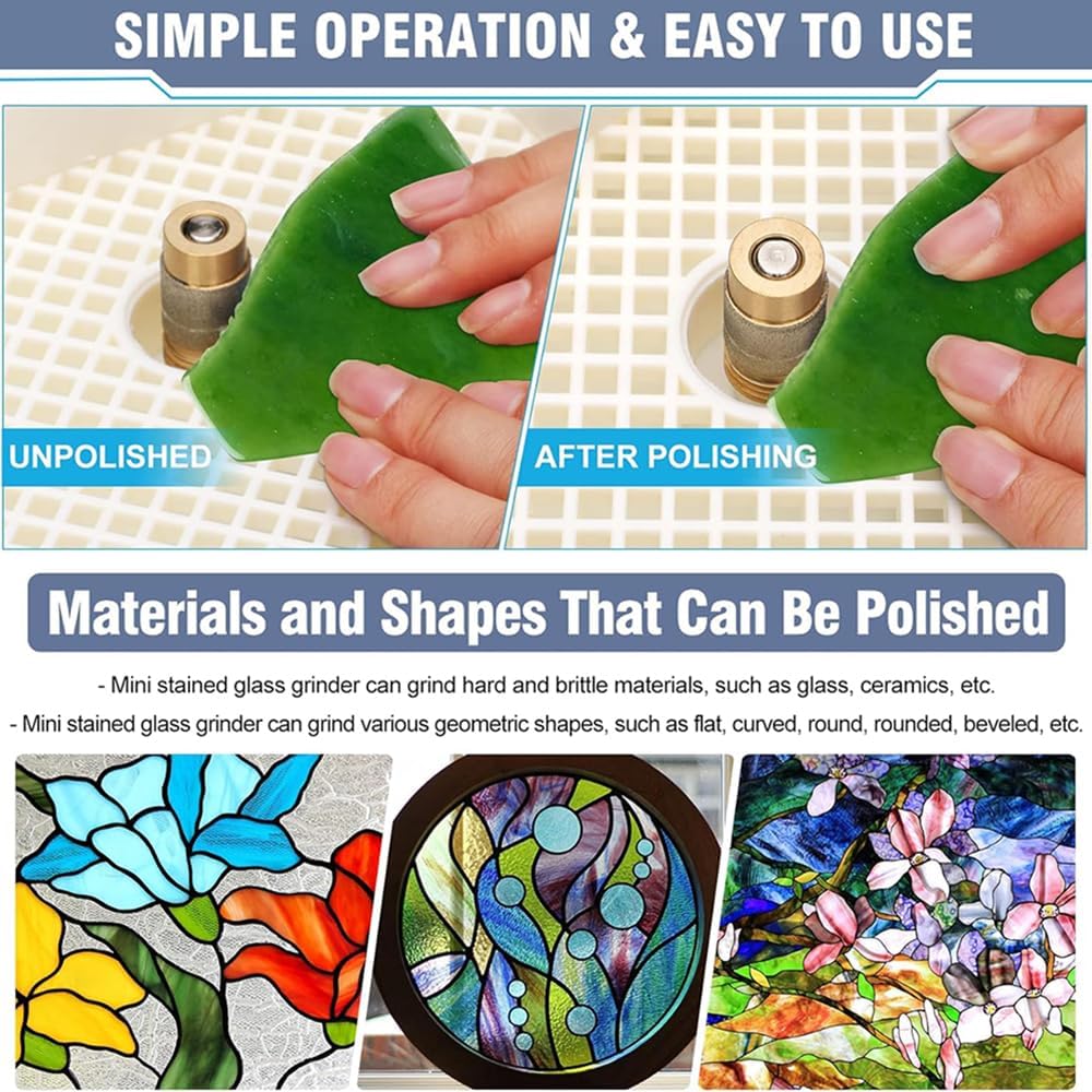 Smerigliatrice per Vetro Portatile 220V 65W - immagine 3