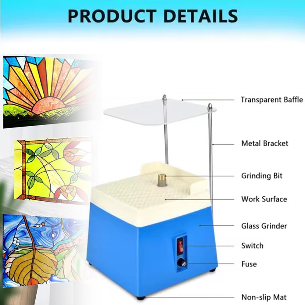 Smerigliatrice per Vetro Portatile 220V 65W - immagine 4